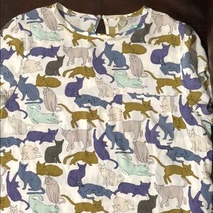 H&M cat blouse